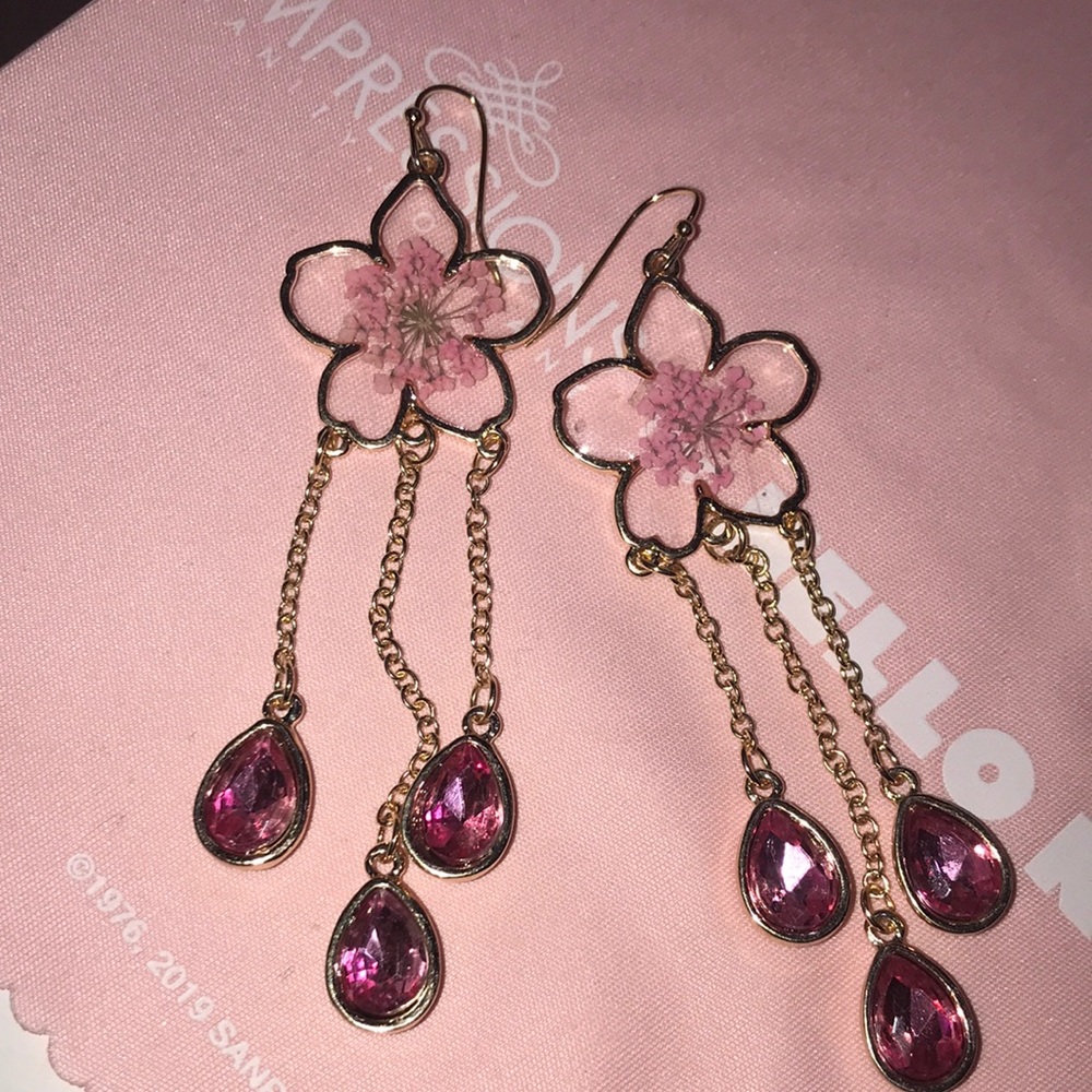 Sakura earrings Hot Topic